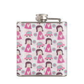 女の子が行く場所 フラスク (裏面)