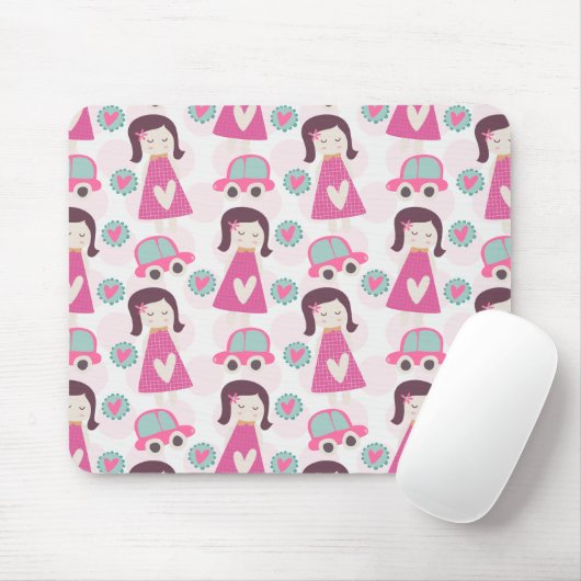 女の子が行く場所 マウスパッド (マウス)