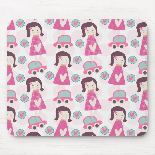 女の子が行く場所 マウスパッド (正面)