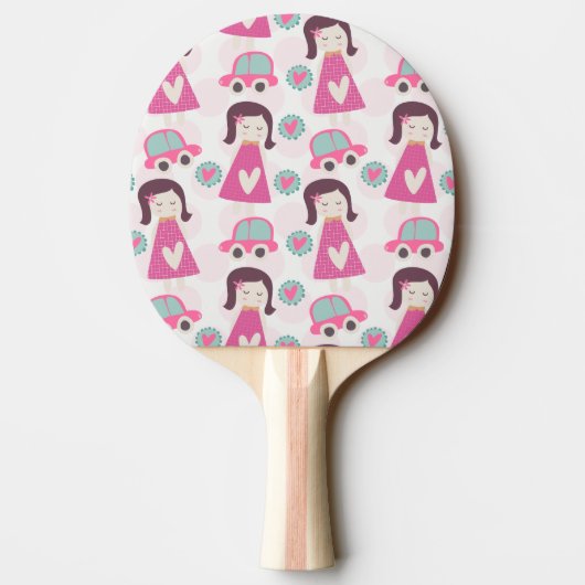 女の子が行く場所 卓球ラケット (裏面)