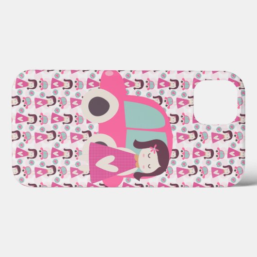 女の子が行く場所 Case-Mate iPhoneケース (裏面 (横))