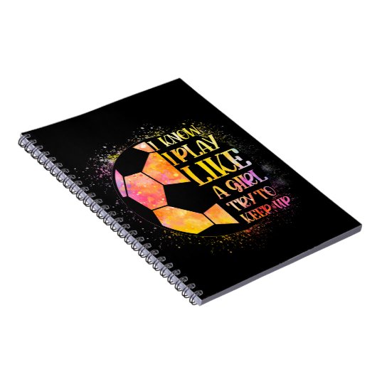 女の子が遊サッカーを盛り上げようとするのが保好きだ ノートブック (右側)