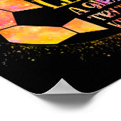 女の子が遊サッカーを盛り上げようとするのが保好きだ ポスター (角)