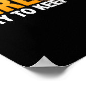 女の子が遊ソフトボールを上げようとするの保が好き知っている ポスター (角)