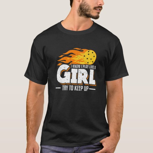 女の子が遊ピクルスを飲みたくて保いると思う Tシャツ (正面)