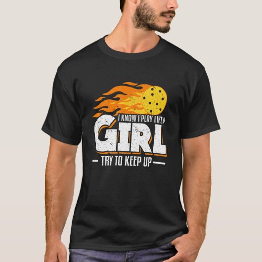 女の子が遊ピクルスを飲みたくて保いると思う Tシャツ (正面)