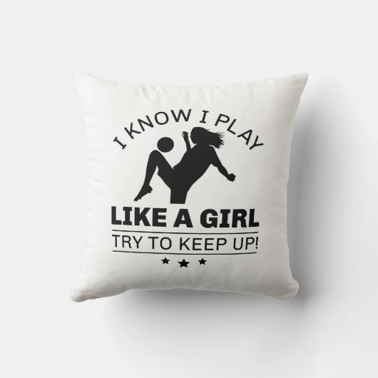 女の子が遊上がるのが好き保だ クッション (裏面)