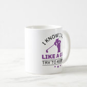 女の子が遊上がるのが好き保だ コーヒーマグカップ (正面右)