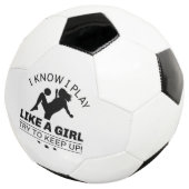 女の子が遊上がるのが好き保だ サッカーボール (3/4)