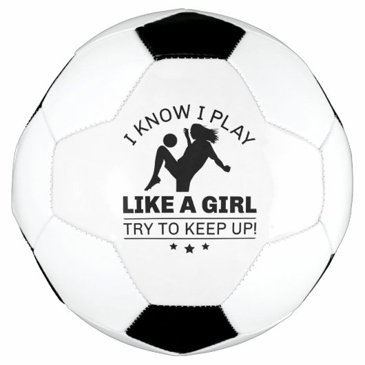 女の子が遊上がるのが好き保だ サッカーボール (正面)