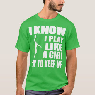 女の子が遊好きなバスケ Tシャツ