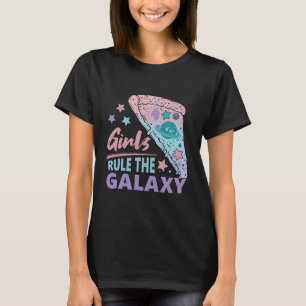 女の子が銀河系Tシャツを支配する Tシャツ