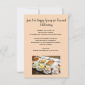 女の子が集まる招待状 招待状 (裏面)