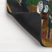 女の子が馬車に乗ってメアリー・カッサット マウスパッド (コーナー)