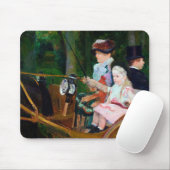 女の子が馬車に乗ってメアリー・カッサット マウスパッド (マウス)