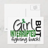 女の子が2回肝臓病を中断 ポストカード (正面/裏面)