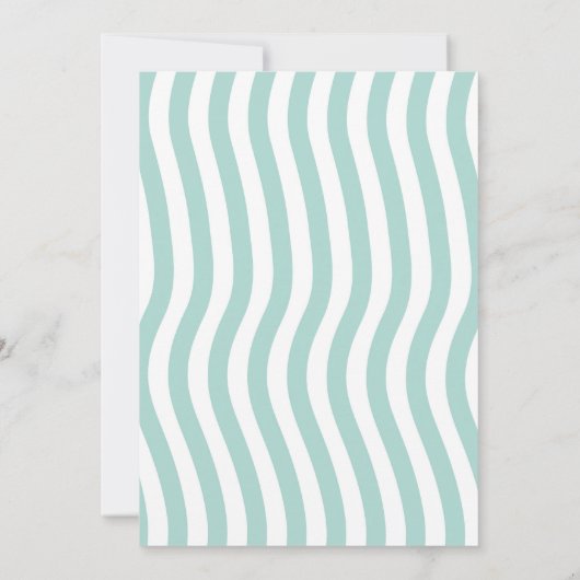 女の子が5番目の海ピンクドルフィンシーをダイビング 招待状 (裏面)