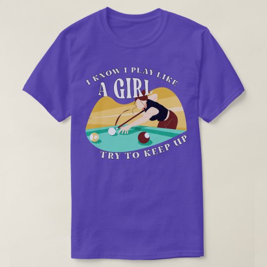 女の子がUを遊試みるように知っているビリー保ド Tシャツ (デザイン正面)
