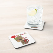 女の子くまのココア愛 コースター (右側)