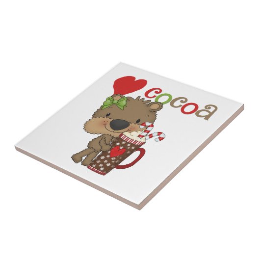 女の子くまのココア愛 タイル (側面)