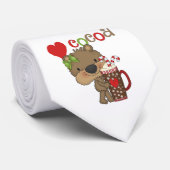 女の子くまのココア愛 ネクタイ (ロール)