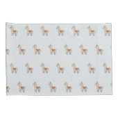 女の子たちがかわいいレインボーラマの漫画で子どもの名前を挙げる 枕カバー (裏面-右)