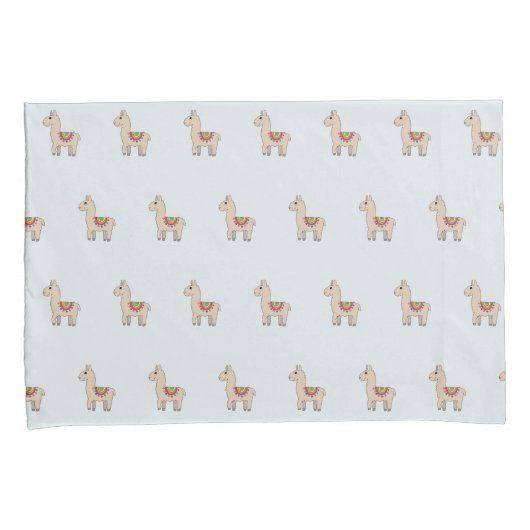 女の子たちがかわいいレインボーラマの漫画で子どもの名前を挙げる 枕カバー (正面右)