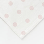 女の子たちがかわいエレガントい水彩の花と子どもたちの名前 フリースブランケット (角)