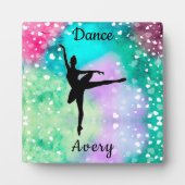 女の子たちが水彩を楽しむフローティングハート  フォトプラーク (正面)