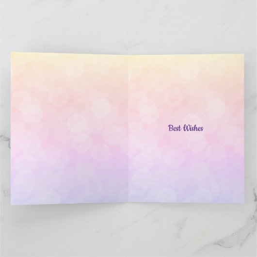 女の子たちが11番目に幸せになる誕生日のおとぎ話 カード (内部)