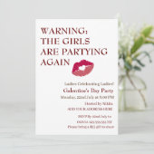 女の子たちは再びガレンティンの日にパーティーを開いている 招待状 (スタンド正面)