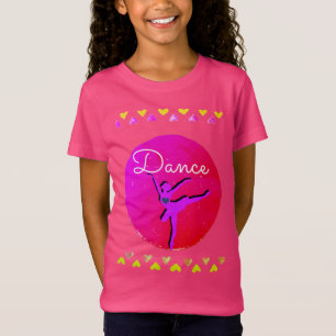 『女の子たちバレエダンスシャツ』 Tシャツ