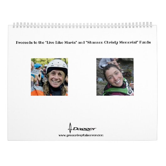 『女の子たち』 カレンダー (裏面)