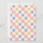 女の子たちGroovy Boho 2nd誕生日 サンキューカード (裏面)