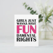 女の子だけのおもしろい ポストカード (スタンド正面)