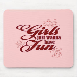 女の子だけのおもしろい マウスパッド