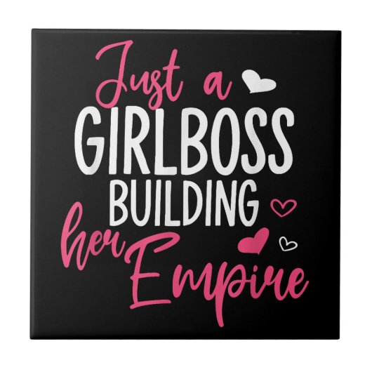 女の子だけのボス建物彼女の帝国の女性はインスピリ タイル (正面)