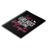 女の子だけのボス建物彼女の帝国の女性はインスピリ ノートブック (左側)