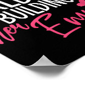 女の子だけのボス建物彼女の帝国の女性はインスピリ ポスター (角)