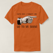 女の子だっいけなた Tシャツ (デザイン正面)