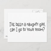 女の子だっいけなて部屋に行ってもいい ポストカード (正面/裏面)