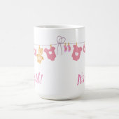 女の子だと分かる モーフィングマグカップ (中央)