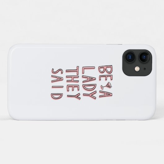 女の子だと言う Case-Mate iPhoneケース (裏面(横))