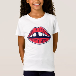 女の子だと言う Tシャツ