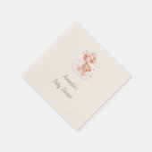 女の子だ待て！ベビーシャワーナプキン スタンダードカクテルナプキン (角)