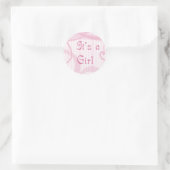 女の子だ渦巻形の! ラウンドシール (バッグ)