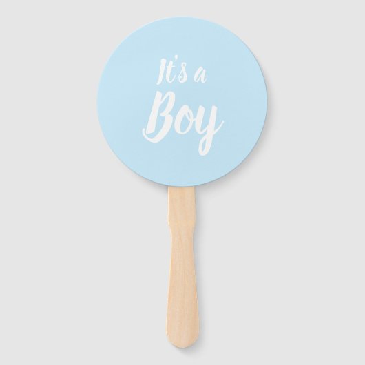 女の子だ男の子のシャワーのジェンダーの暴露だ ハンドファン (裏面)