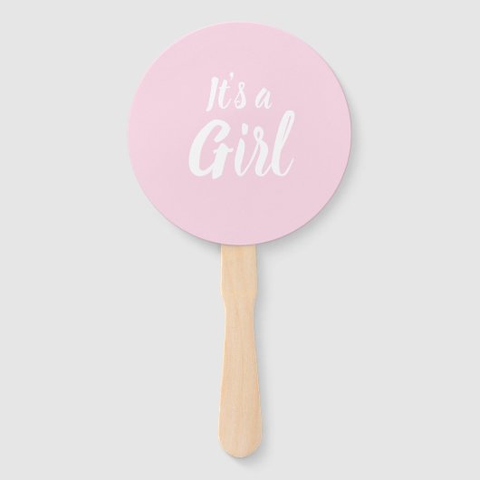 女の子だ男の子のシャワーのジェンダーの暴露だ ハンドファン (正面)