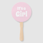 女の子だ男の子のシャワーのジェンダーの暴露だ ハンドファン (正面)