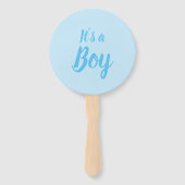 女の子だ男の子のシャワーのジェンダーの暴露だ ハンドファン (裏面)